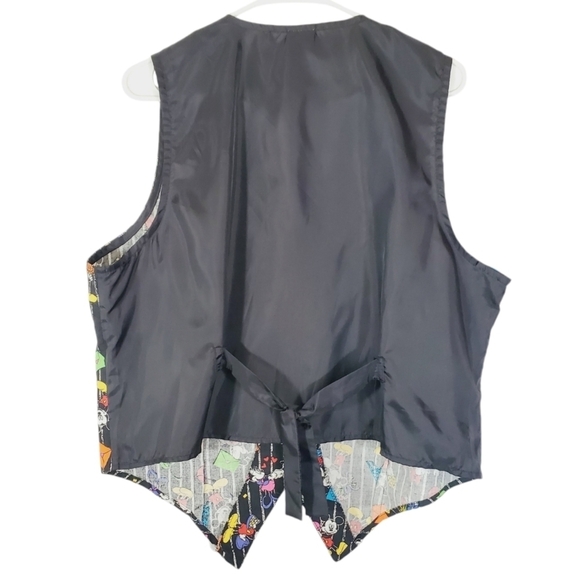 1371 * Mickey Unlimited Land'n Sea Mickey Mouse Print Vest No Size - Picture 2 of 8